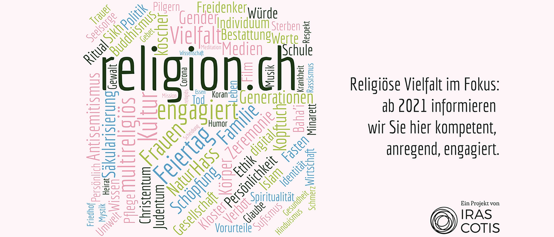 Vorläufige Startseite von religion.ch