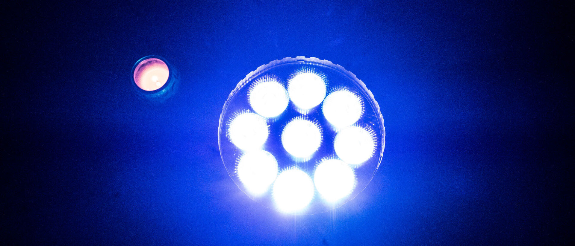 Kerze und Lichtkörper