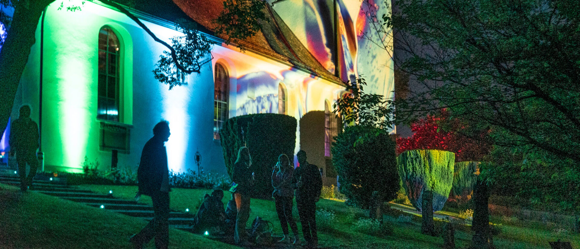 Reformierte Kirche Höngg in der Nacht
