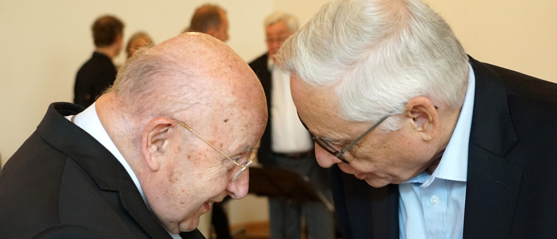 Kardinal Karl-Josef Rauber und Weihbischof Paul Vollmar