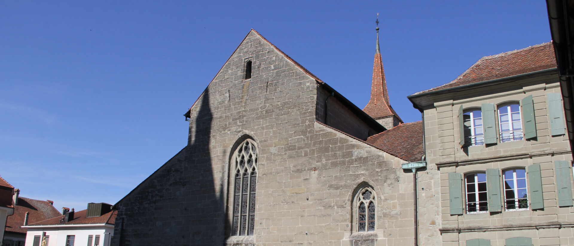 Fassade der "Paroissiale", Pfarrkirche Payerne