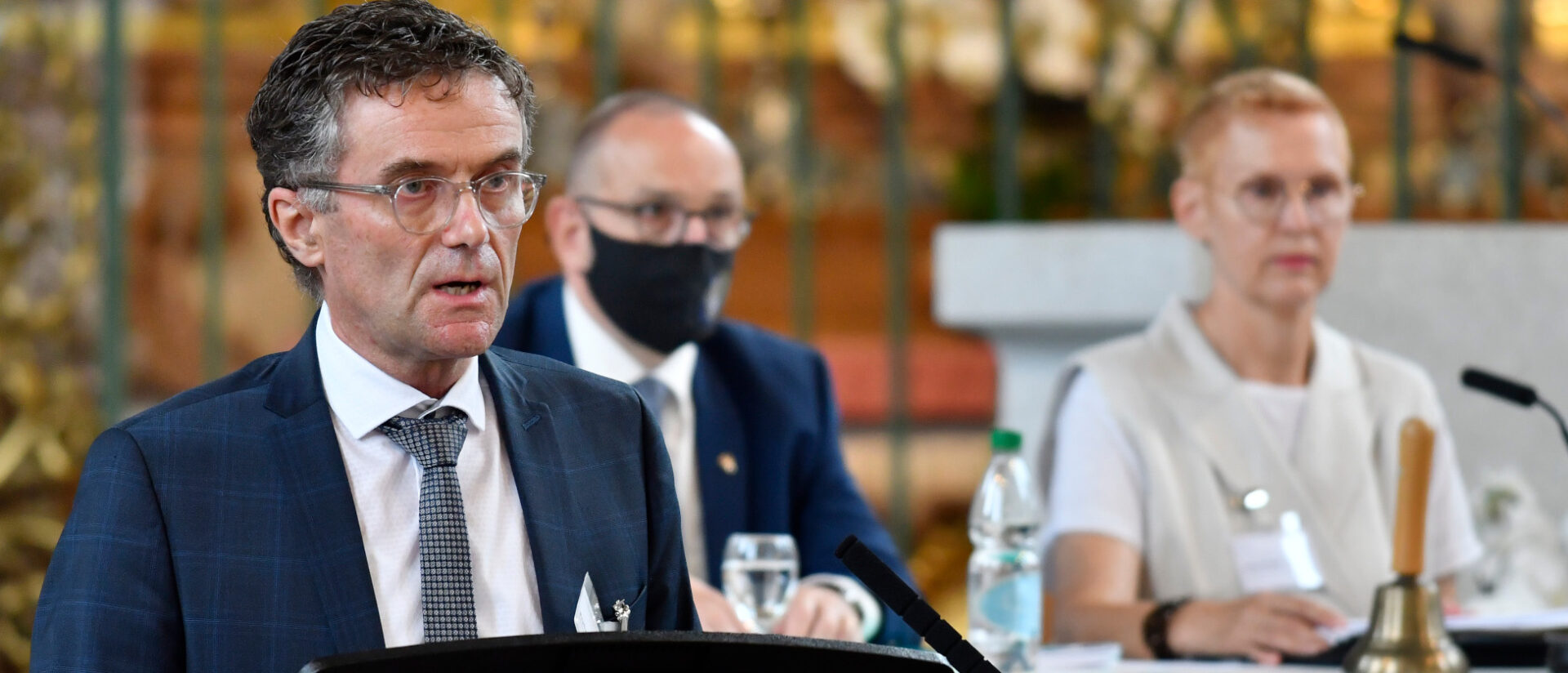 Administrationsratspräsident Raphael Kühne informierte über die Eckpunkte des vergangenen Geschäftsjahres.