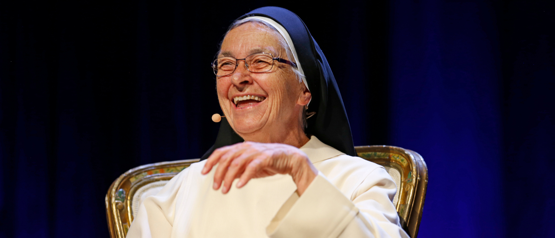 Schwester Ingrid Grave an der Premiere des "Heiligen Bernhard" im Bernhardtheater Zürich am 20. Juni 2021.