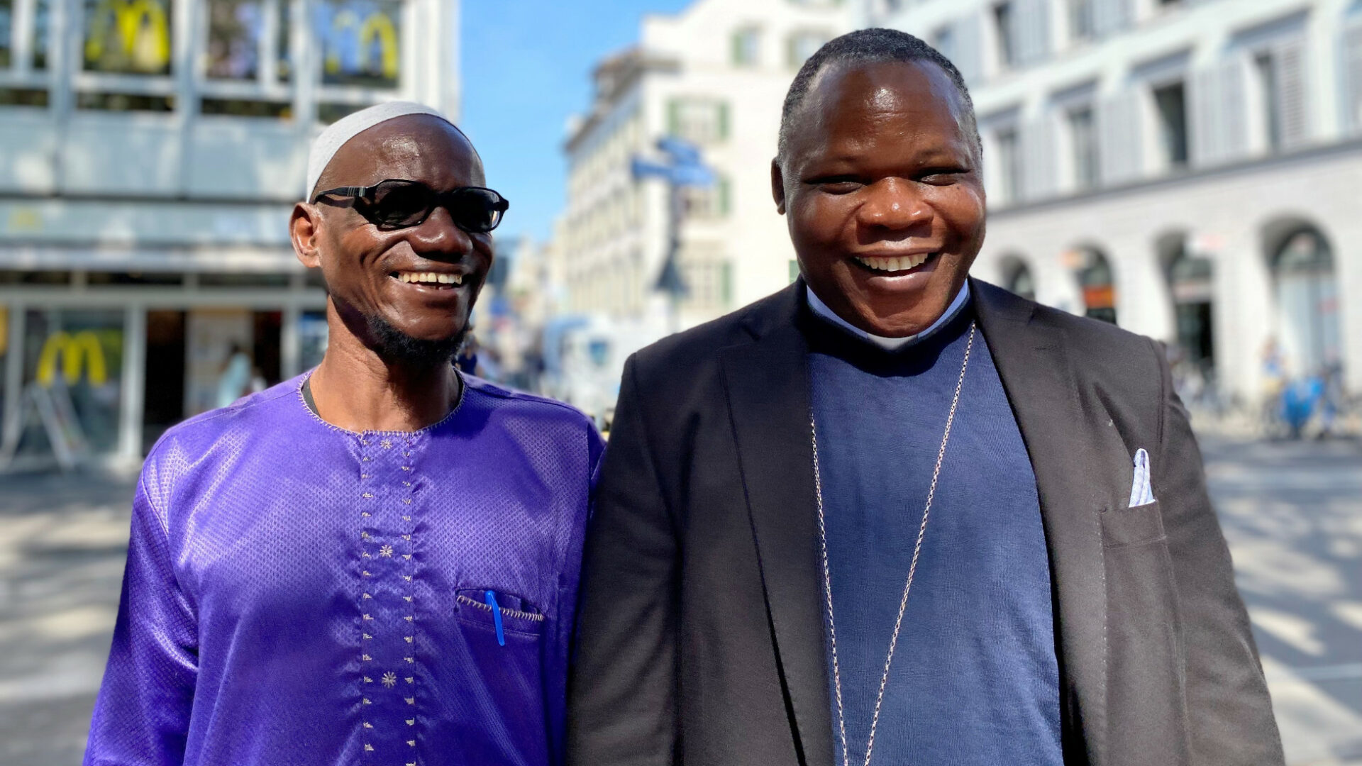 Fratelli tutti: Imam und Kardinal aus der Zentralafrikanischen Republik in Zürich.