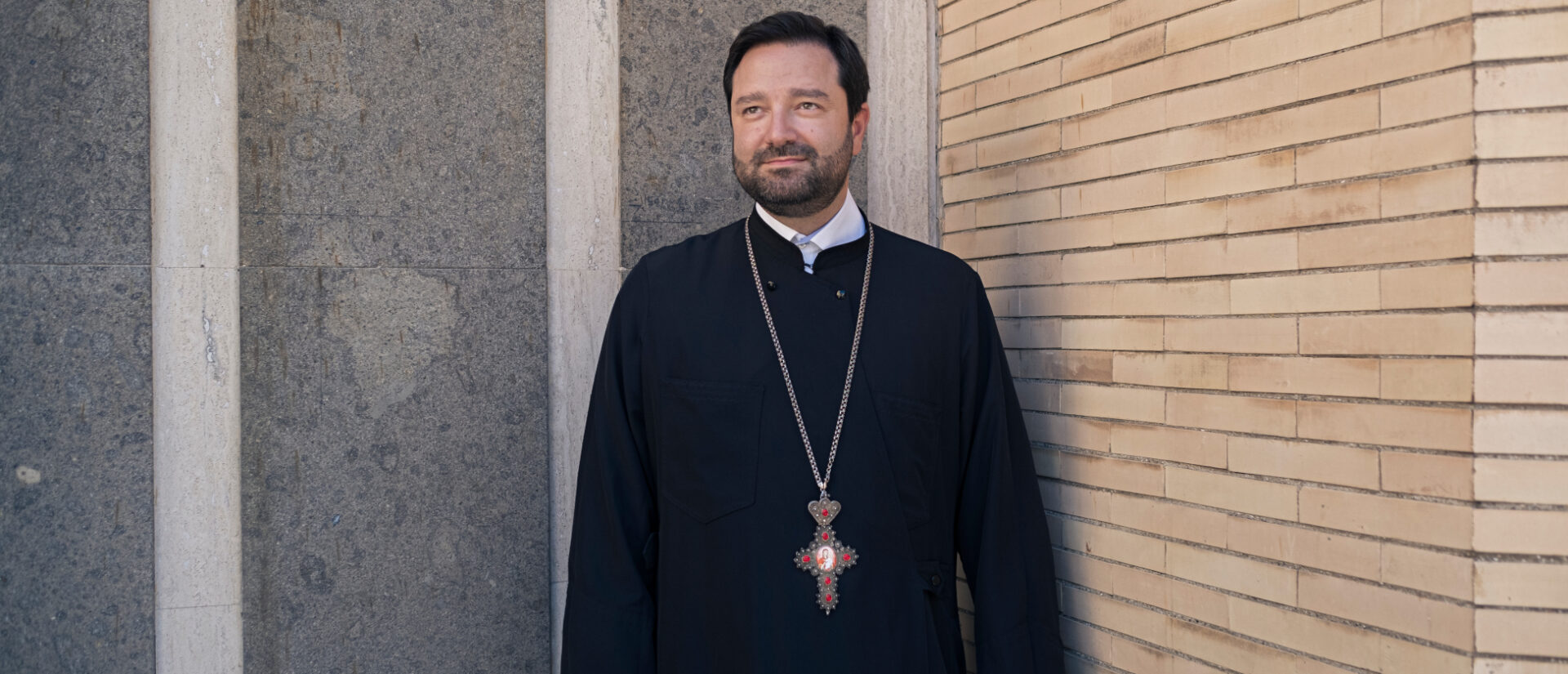 Ein Benedikt-Schüler: Stefanos Athanasiou, Priester der griechisch-orthodoxen Kirche.