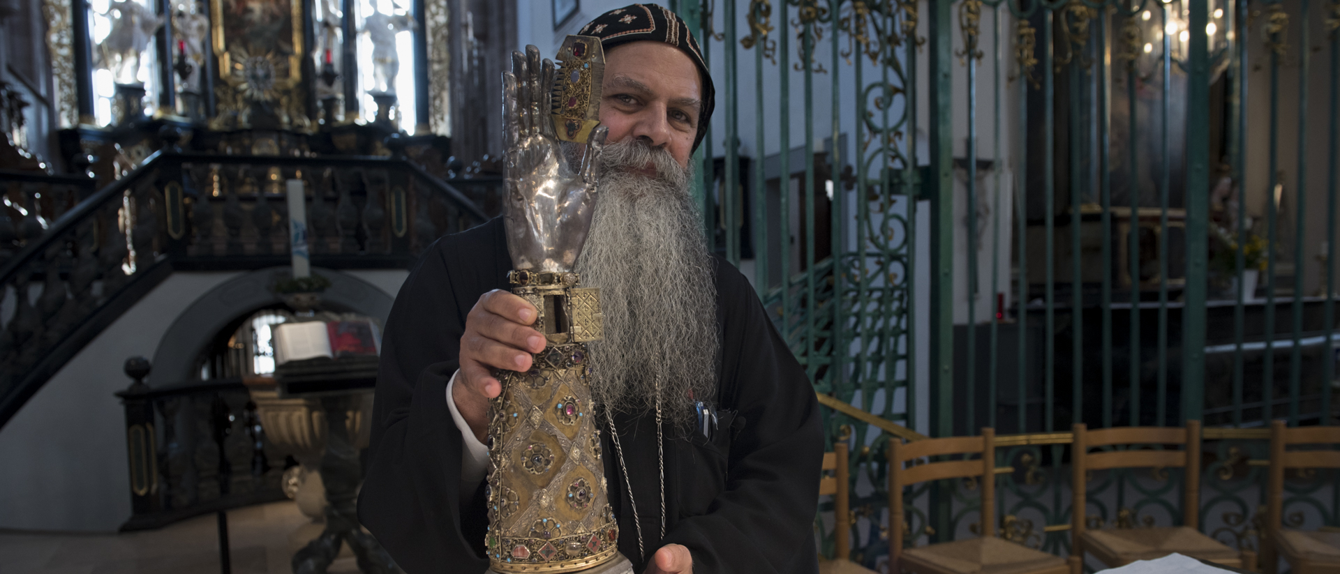 Pater Isodoroc, koptischer Mönch in Zurzach