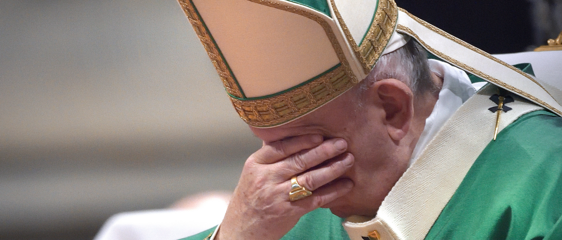 Papst Franziskus zum Auftakt des synodalen Prozesses in Rom. | © KNA