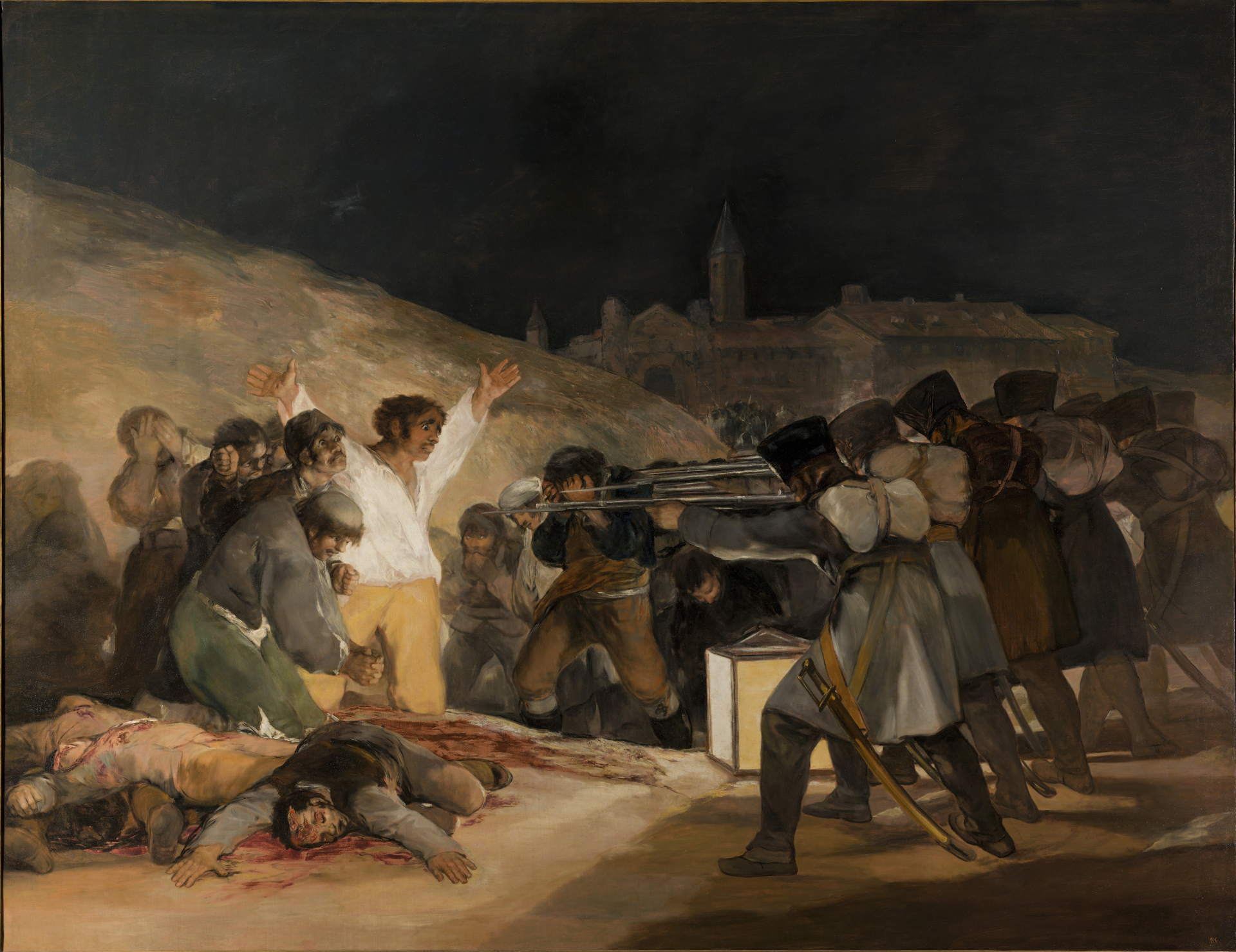 "Die Erschiessung der Aufständischen vom 3. Mai 1808" von Francisco de Goya