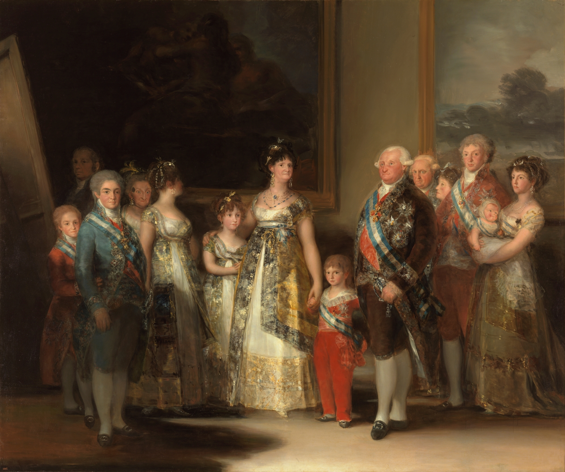 "La Familia de Carlos IV" von Francisco de Goya