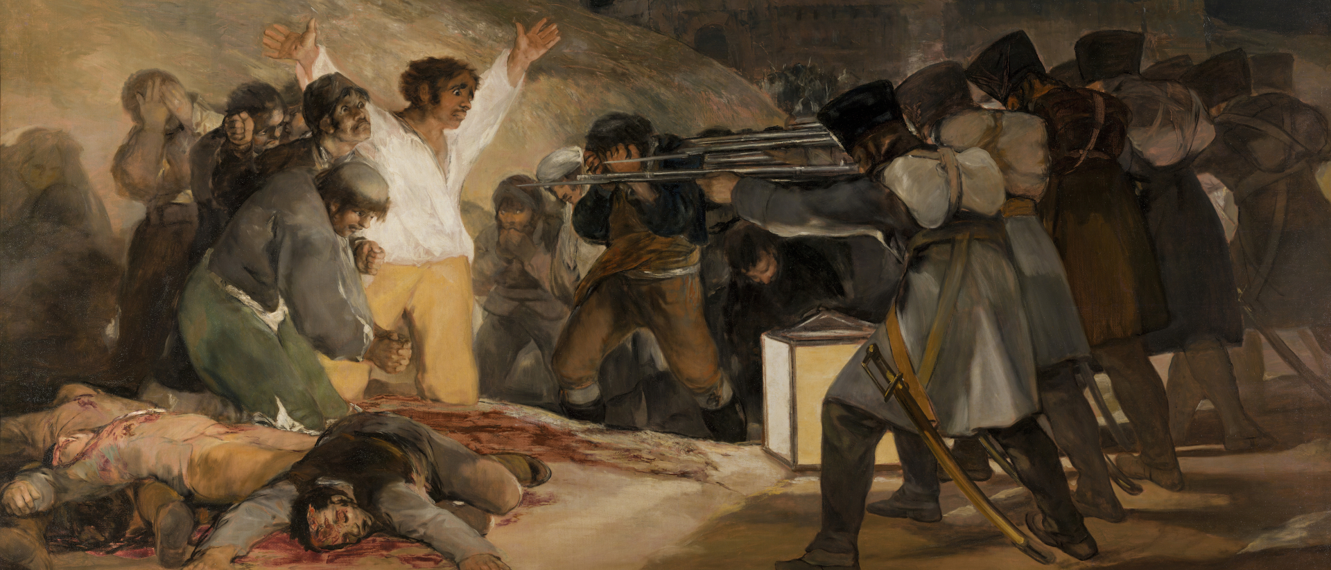 "Die Erschiessung der Aufständischen vom 3. Mai 1808" von Francisco de Goya