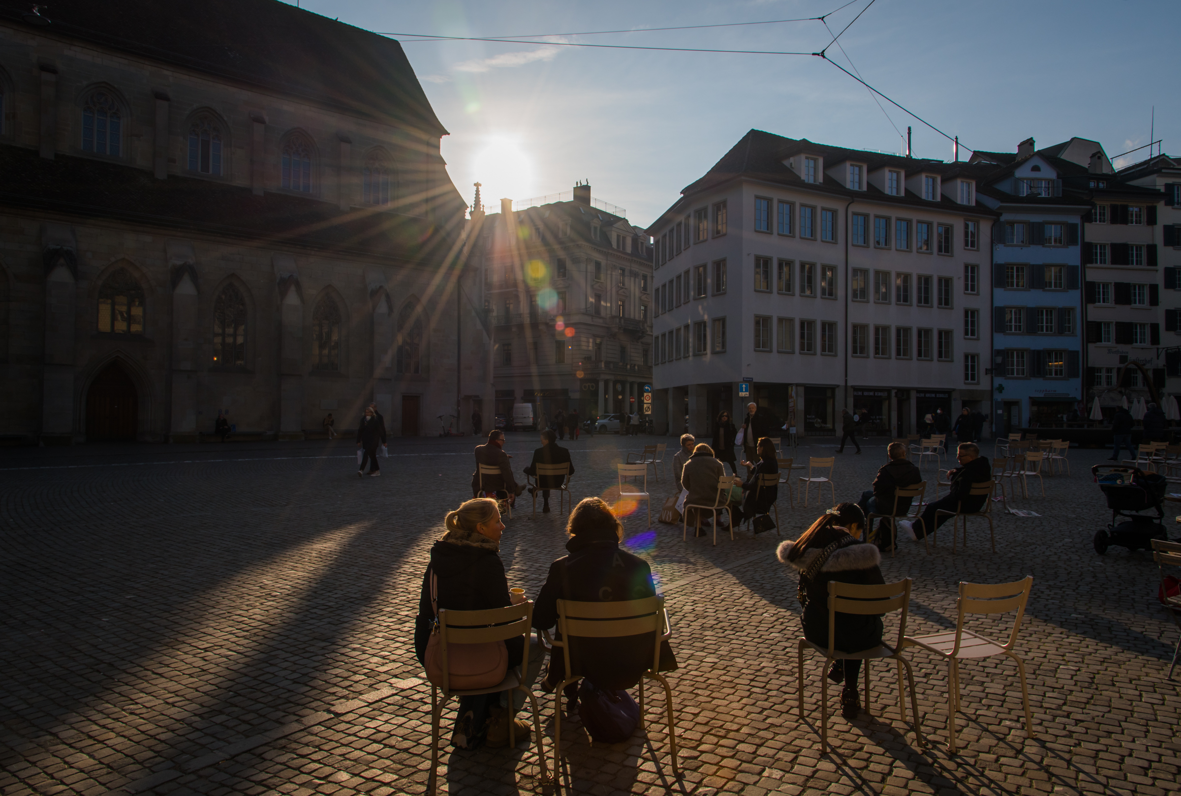 Herbstlicht in Zürich.