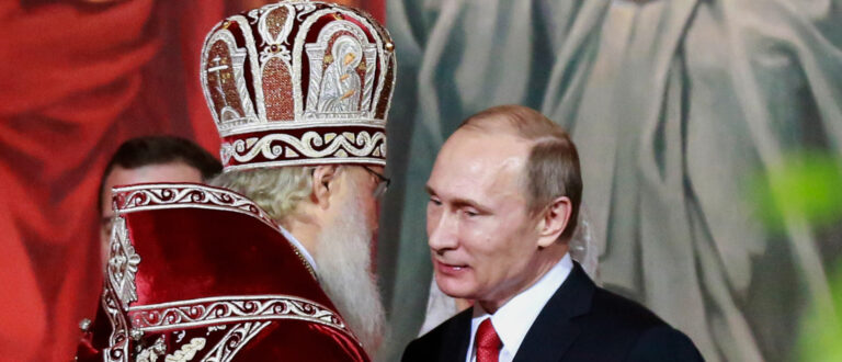 Patriarch Kyrill I. und Wladimir Putin | KNA