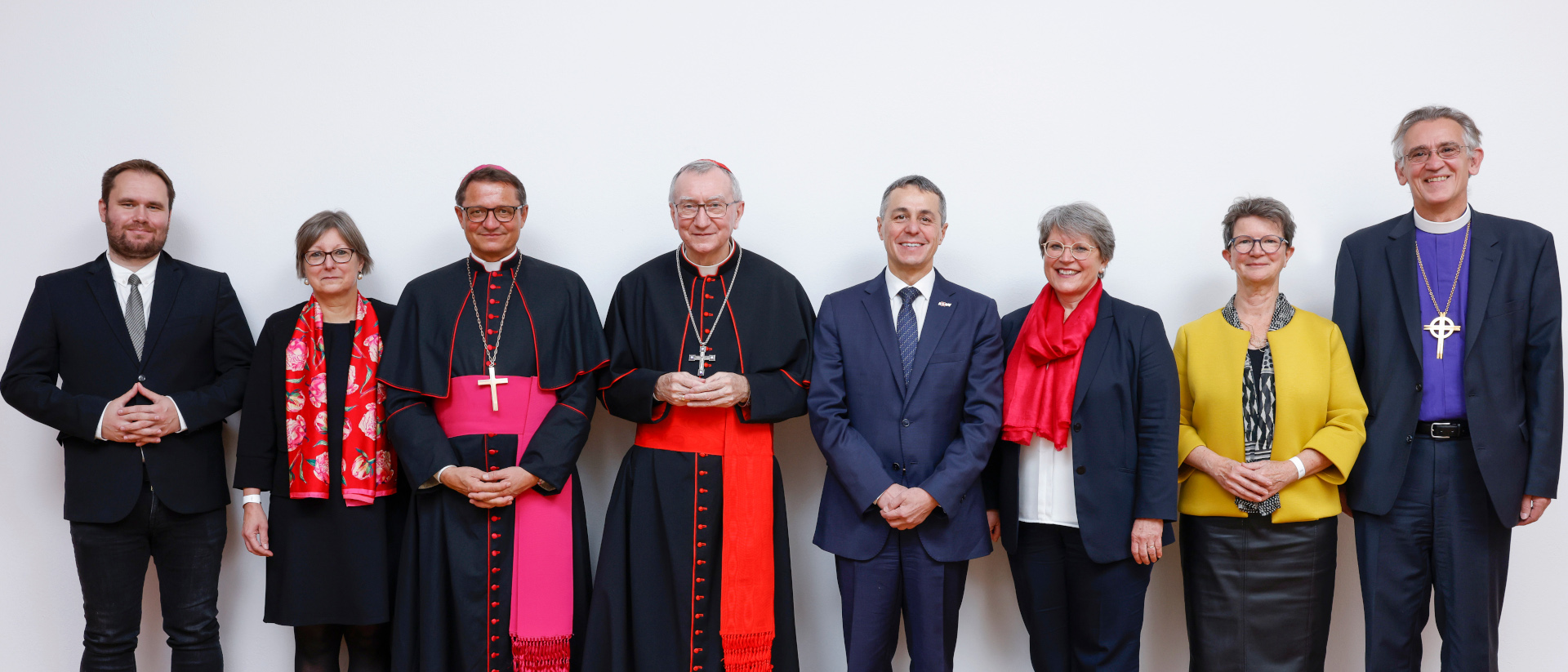 Gipfeltreffen an der Synode der evangelisch-reformierten Kirche Schweiz (EKS) mit Kardinal Parolin und Bundesrar Cassis