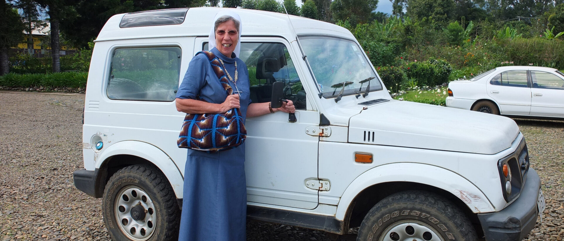 Schwester Lorena Jenal im Einsatz in Papua-Neuguinea.