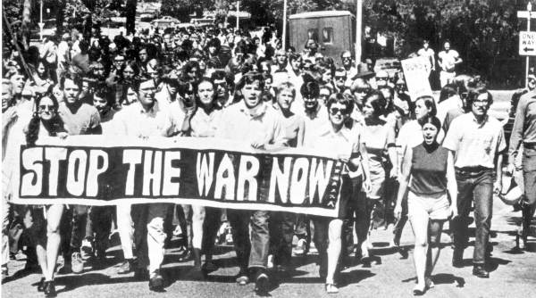Studierende der Florida State University gegen den Krieg, 1970