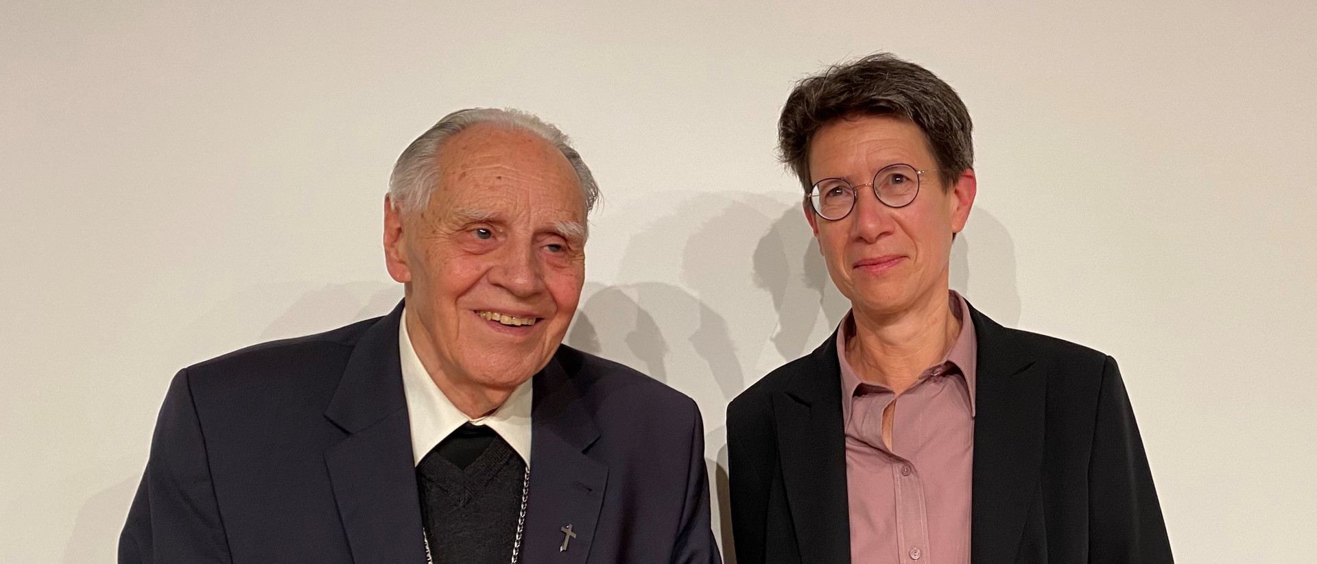Professor Peter Henrici und Professorin Eva-Maria Faber