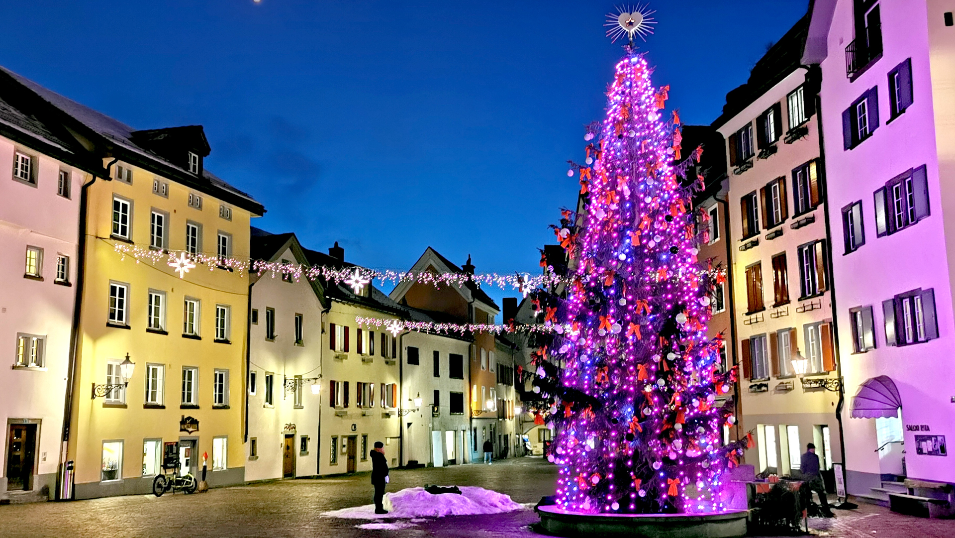 Adventsstimung in Chur 2021.