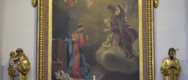 Mariä Verkündigung – Gemälde in der St. Ursen-Kathedrale Solothurn. | Regula Pfeifer