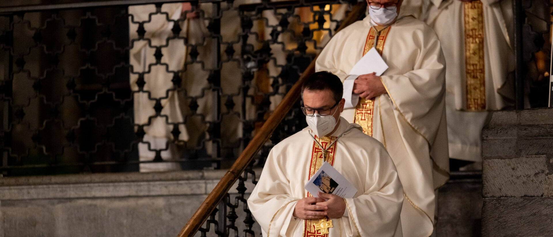 Daniel Krieg im Januar nach der Installation als Domherr in Chur.