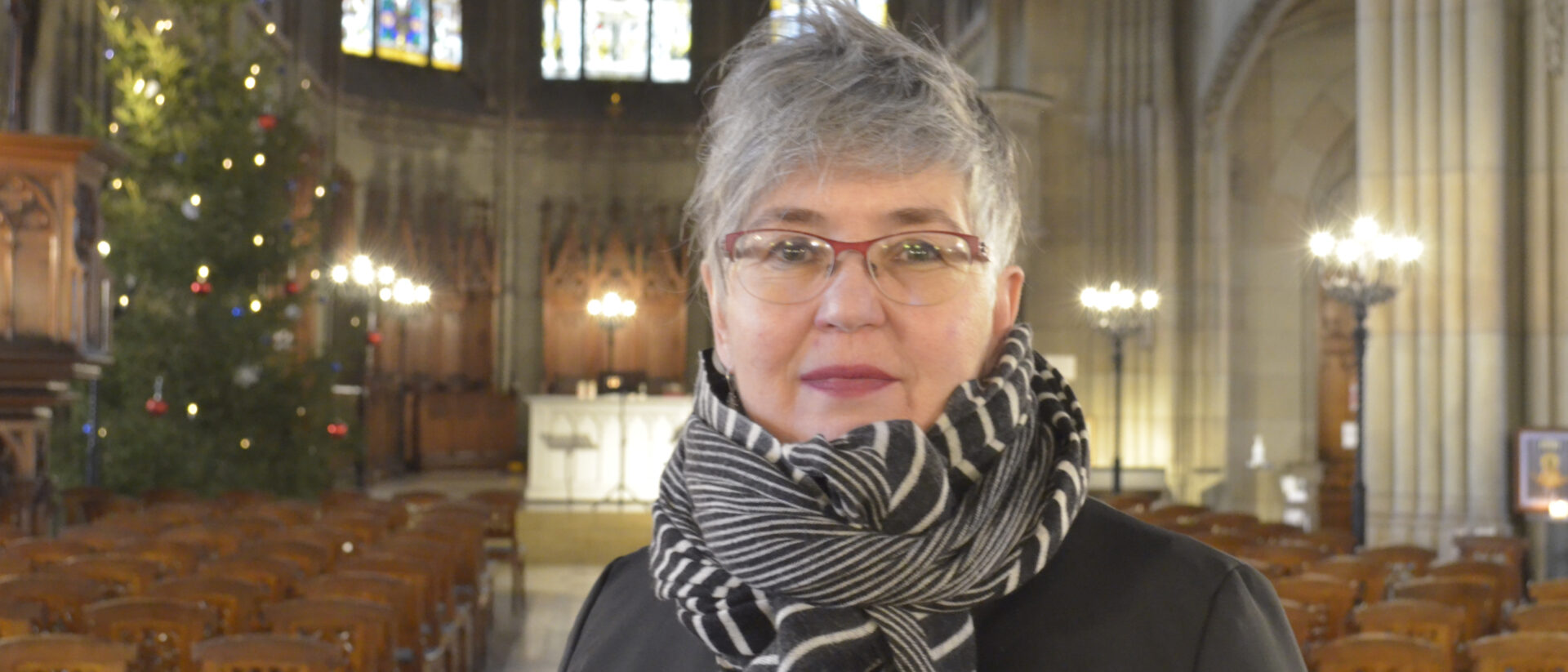 Monika Hungerbühler in der Elisabethenkirche Basel