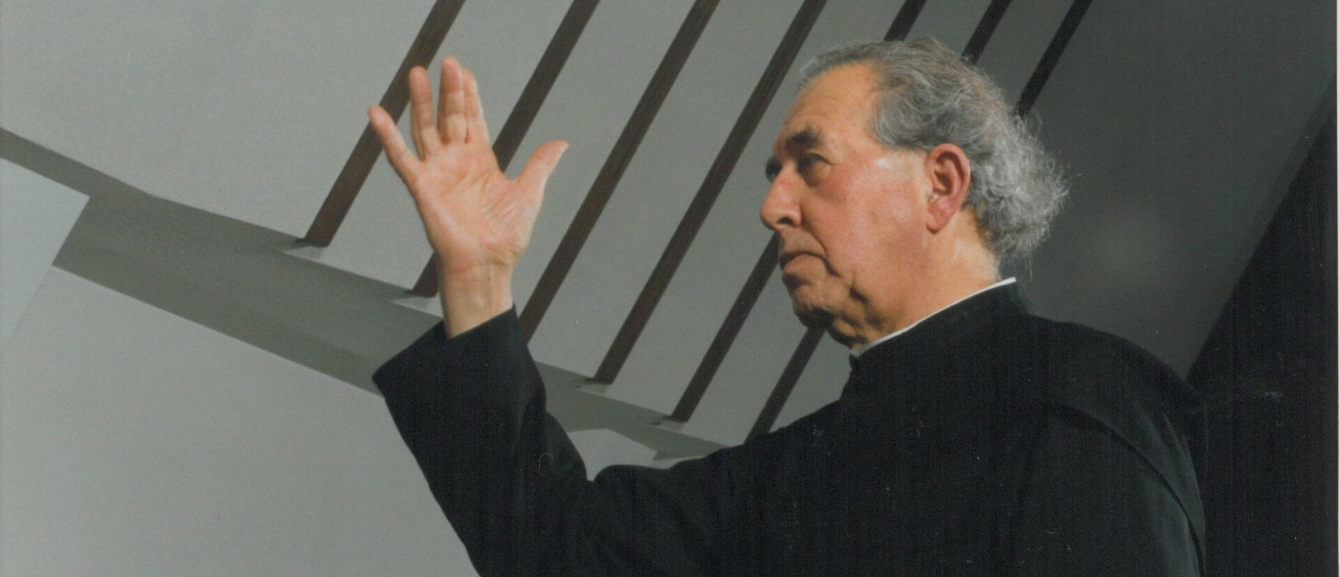 Pater Roman Bannwart war über 60 Jahre Choralmagister im Kloster Einsiedeln.