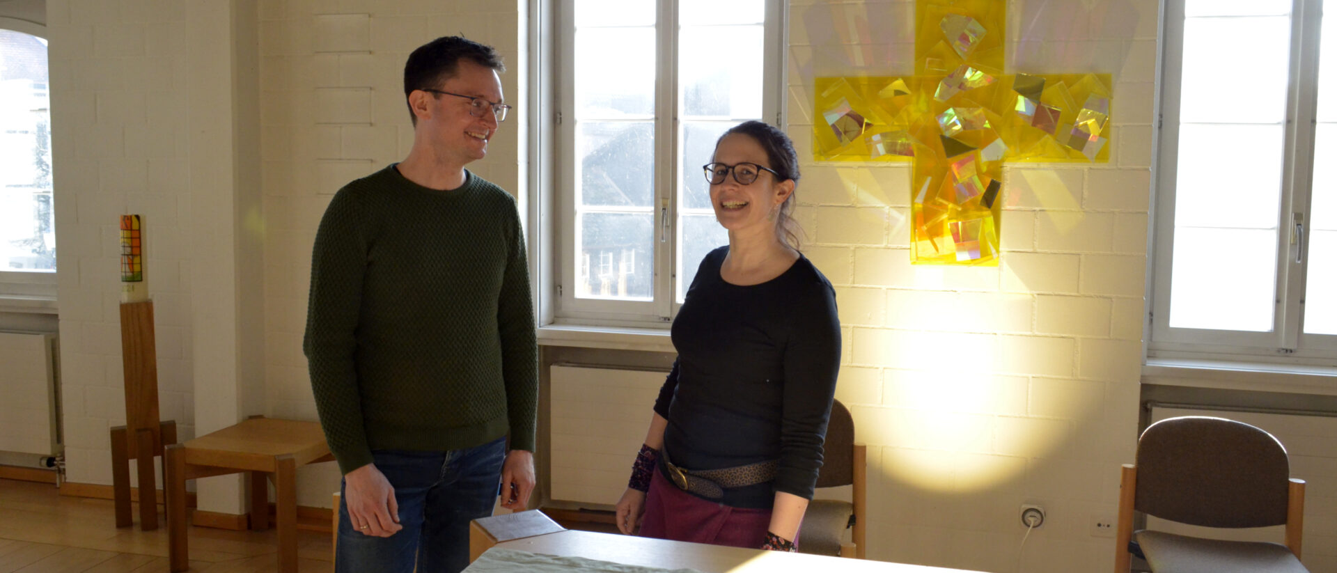 Das Ehepaar Gregor und Hella Sodies leitet gemeinsam die Pfarrei Greifensee ZH.