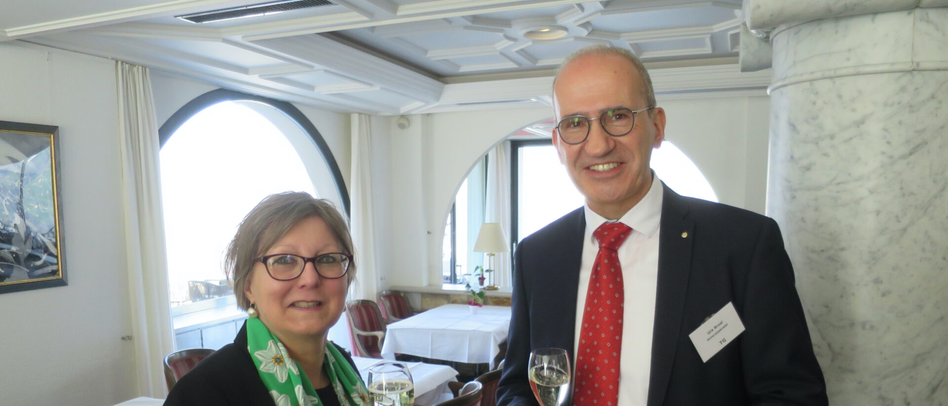 RKZ-Präsidentin Renata Asal-Steger und Urs Brosi, ihr künftiger Generalsekretär.