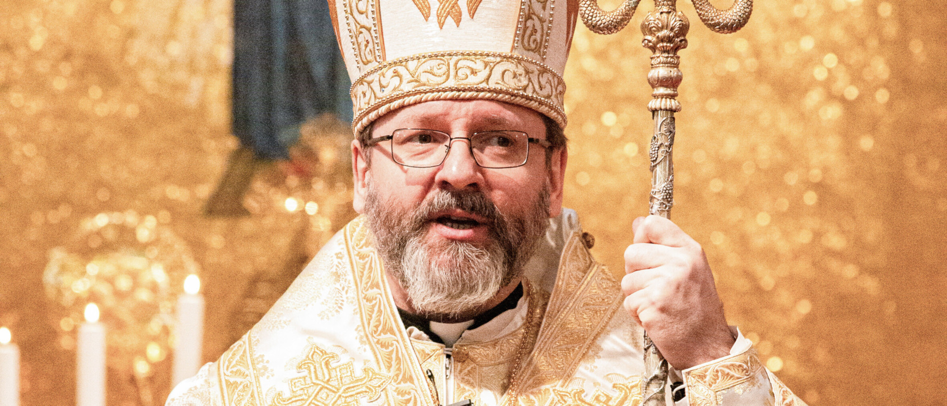 Der Erzbischof Swjatoslaw Schewtschuk von Kiew.