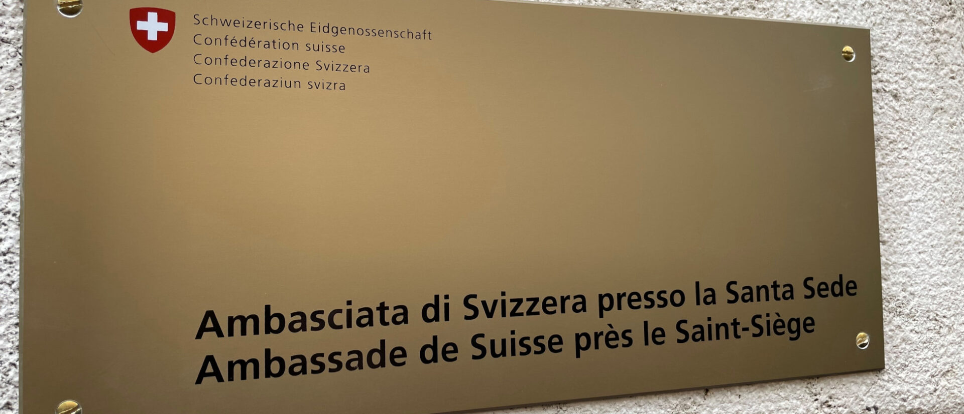 Das Botschaftsgebäude in Rom.
