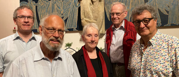 Neue Kirchenpflege: Andreas Zillig, Willy Deck, Hilde Seibert, Hans-Peter Schmidt, Bernhard Hollinger. | Raphael Rauch