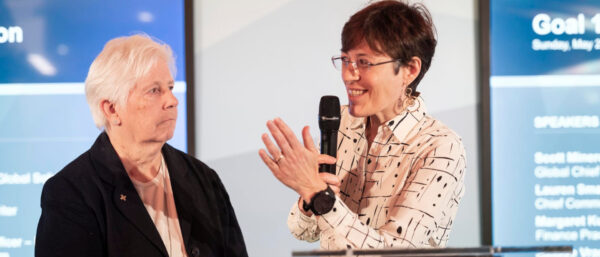 Patricia Murray , Ordensfrau, hier am WEF. | zVg