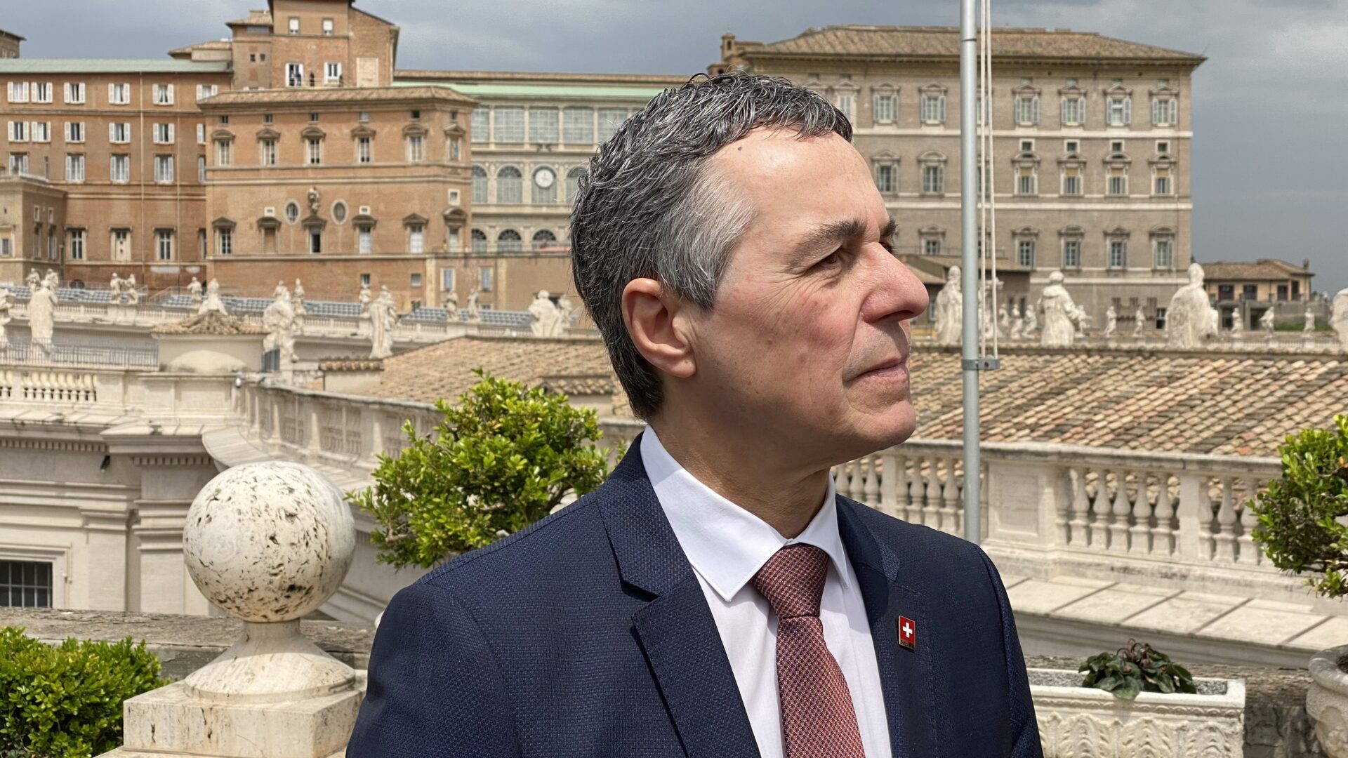 Bundespräsident Ignazio Cassis 2022 in Rom.