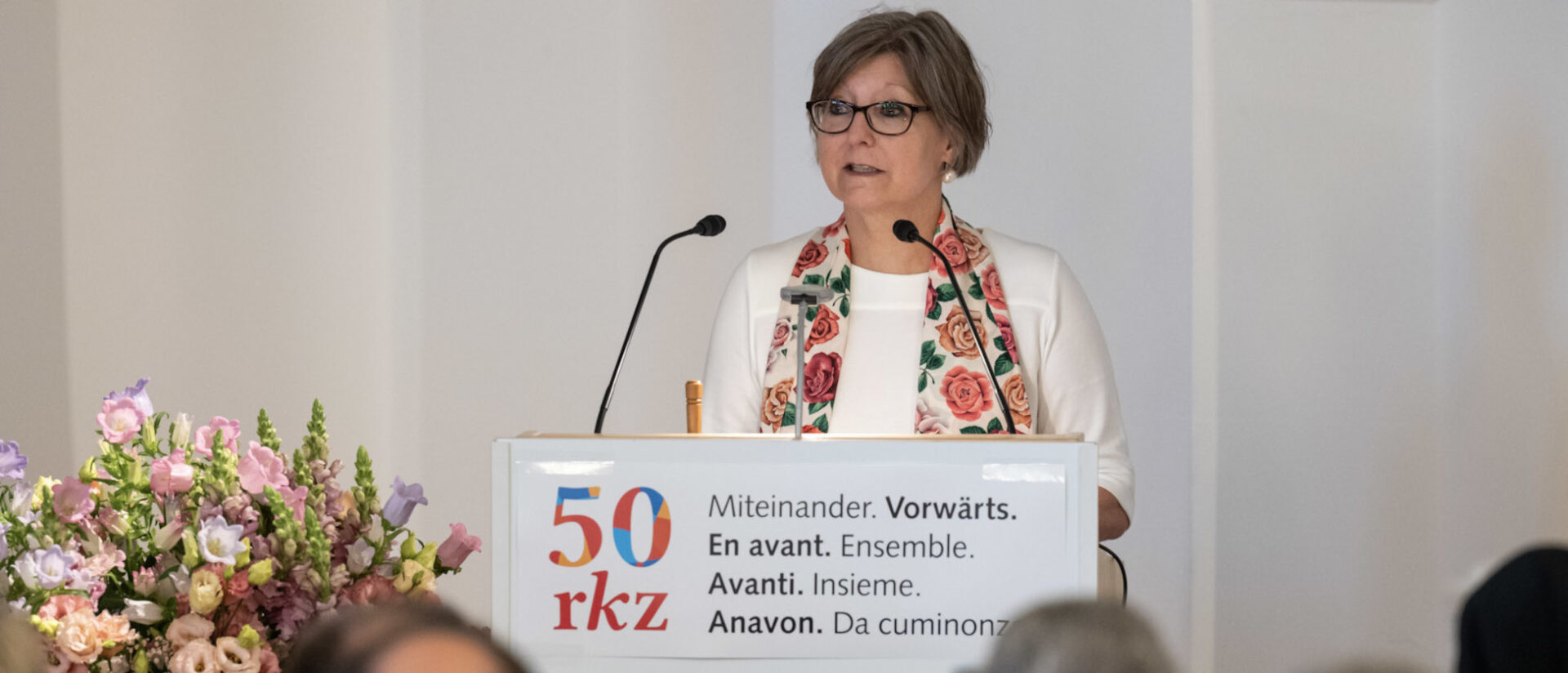 Renata Asal-Steger bei der 50-Jahrfeier.