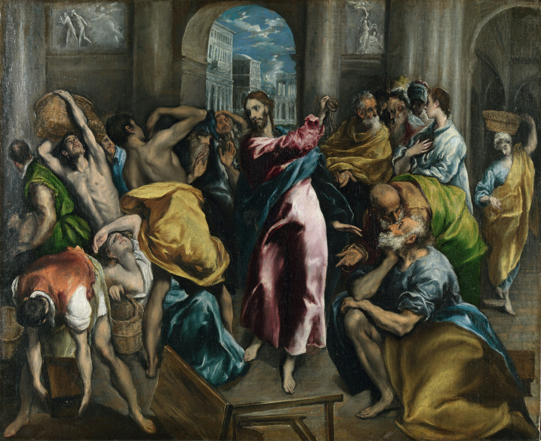 Die "Vertreibung der Händler aus dem Tempel" von El Greco.