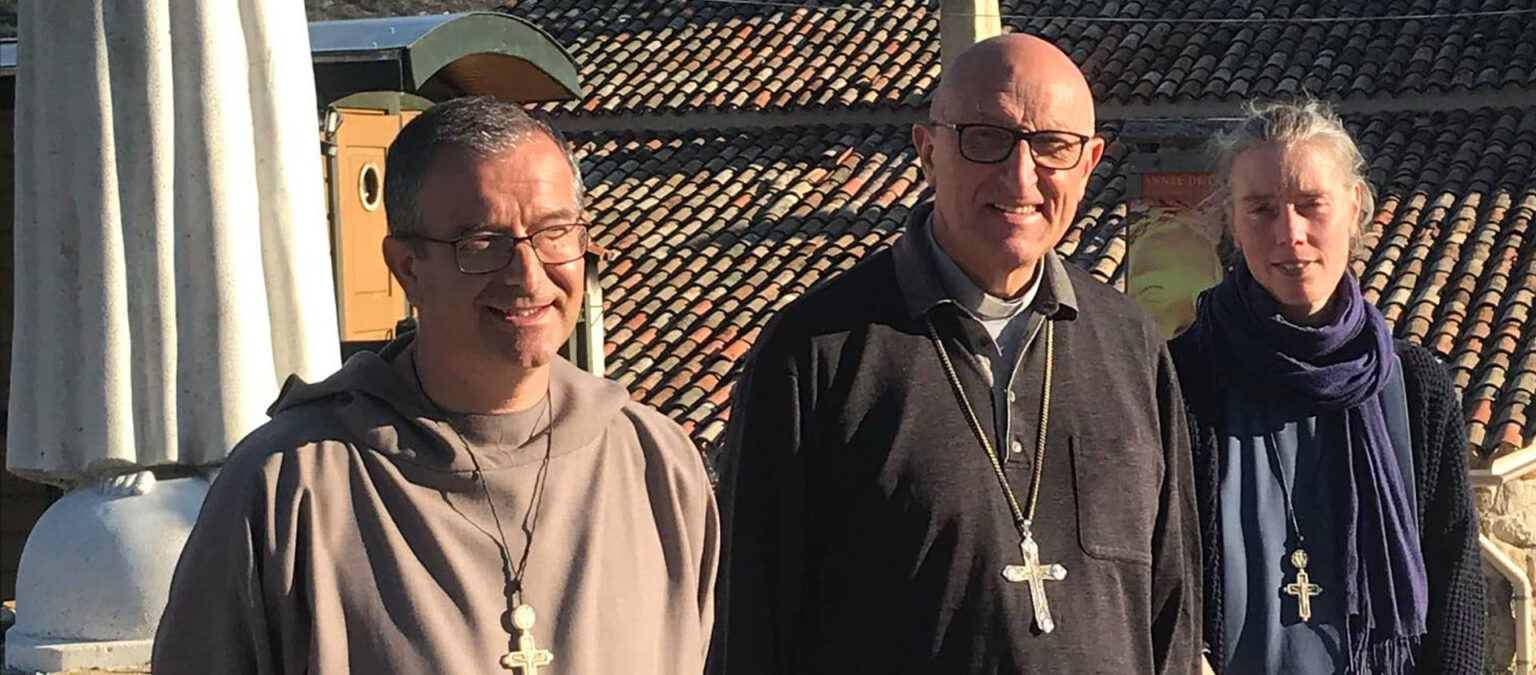 Von links: Cyrille Jacquot, Bischof Dominique Rey. | zVg