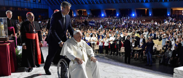 Papst Franziskus am Weltfamilientreffen / KNA