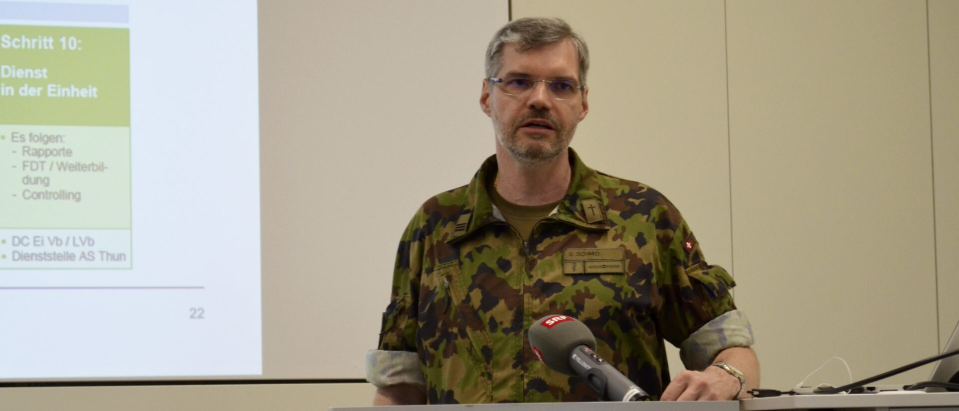 Samuel Schmid, Chef Armeeseelsorge.