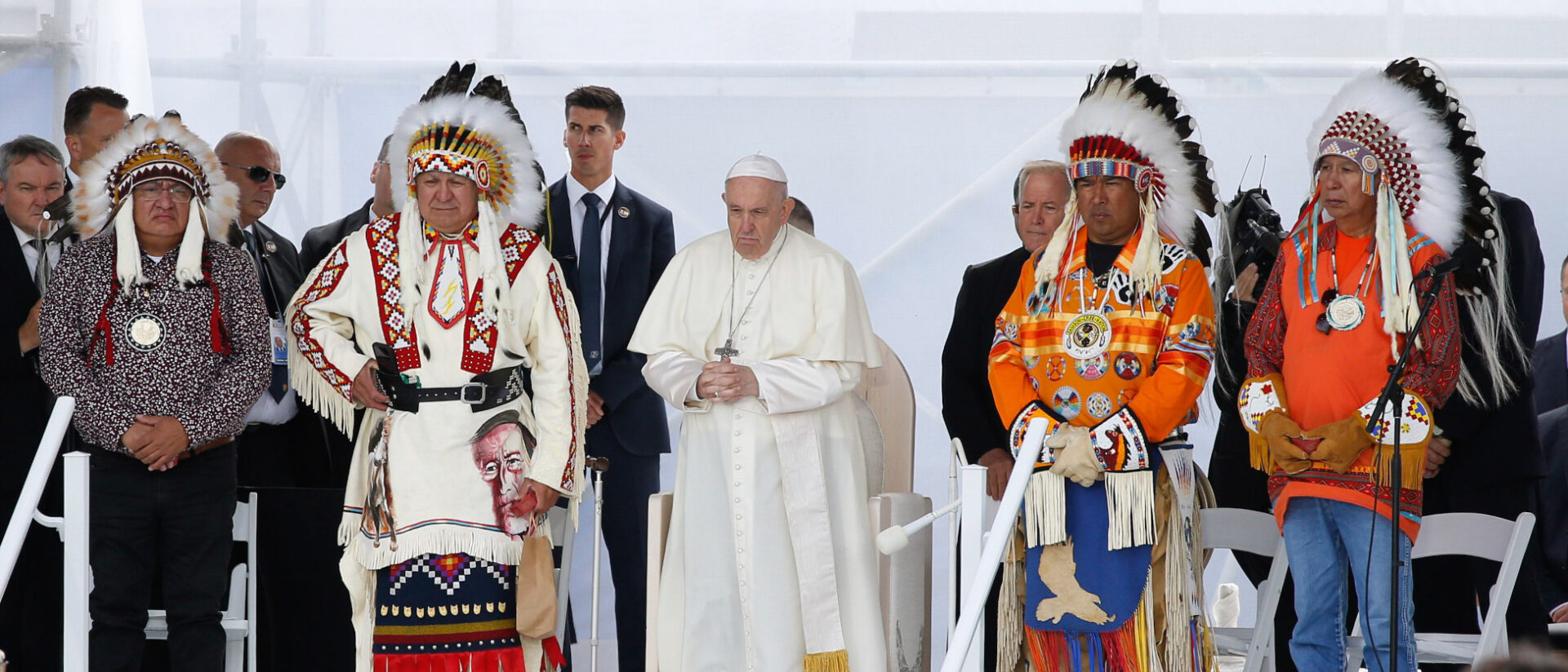 Papst Franziskus auf Bussreise in Kanada.