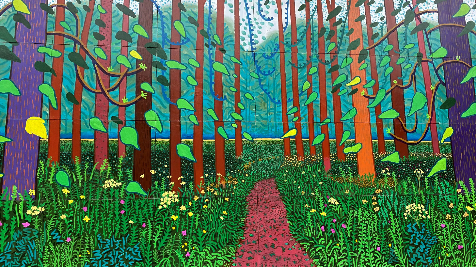 Natur bei David Hockney