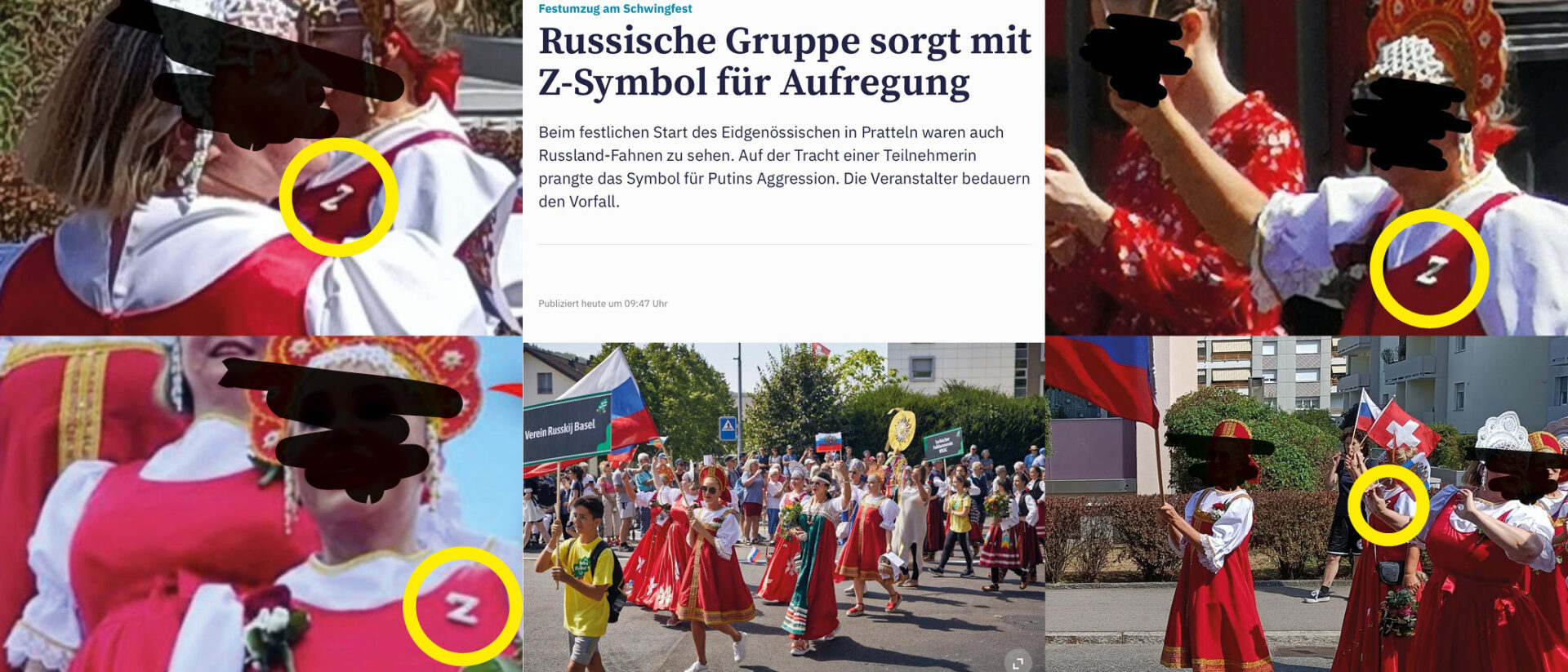 Aufreger: Das russische «Z»-Symbol auf dem Eidgenössischen Schwingfest.