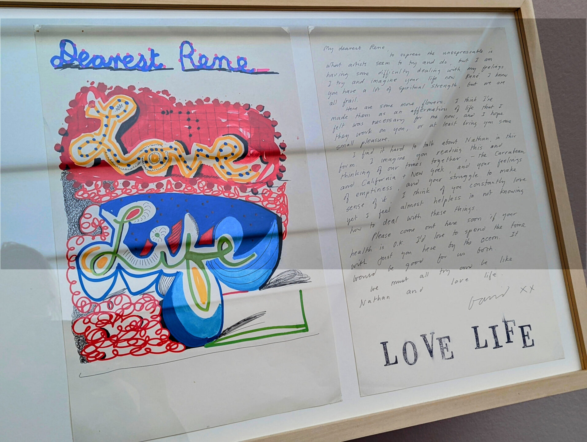 "Dearest Rene": David Hockney über sein Liebesleben.