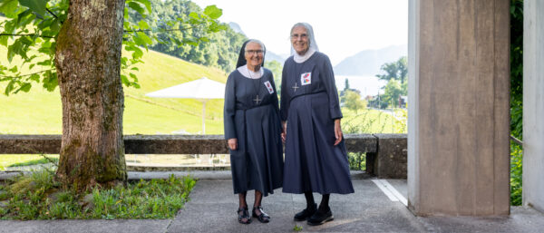 Sr. Lukas Süess und Sr. Gaudentia Meier (rechts) waren jahrzehntelang zusammen im Einsatz. | Christian Merz