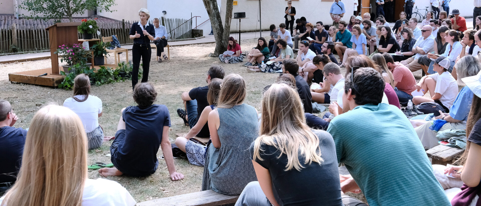 Ursula von der Leyen in Taizé.