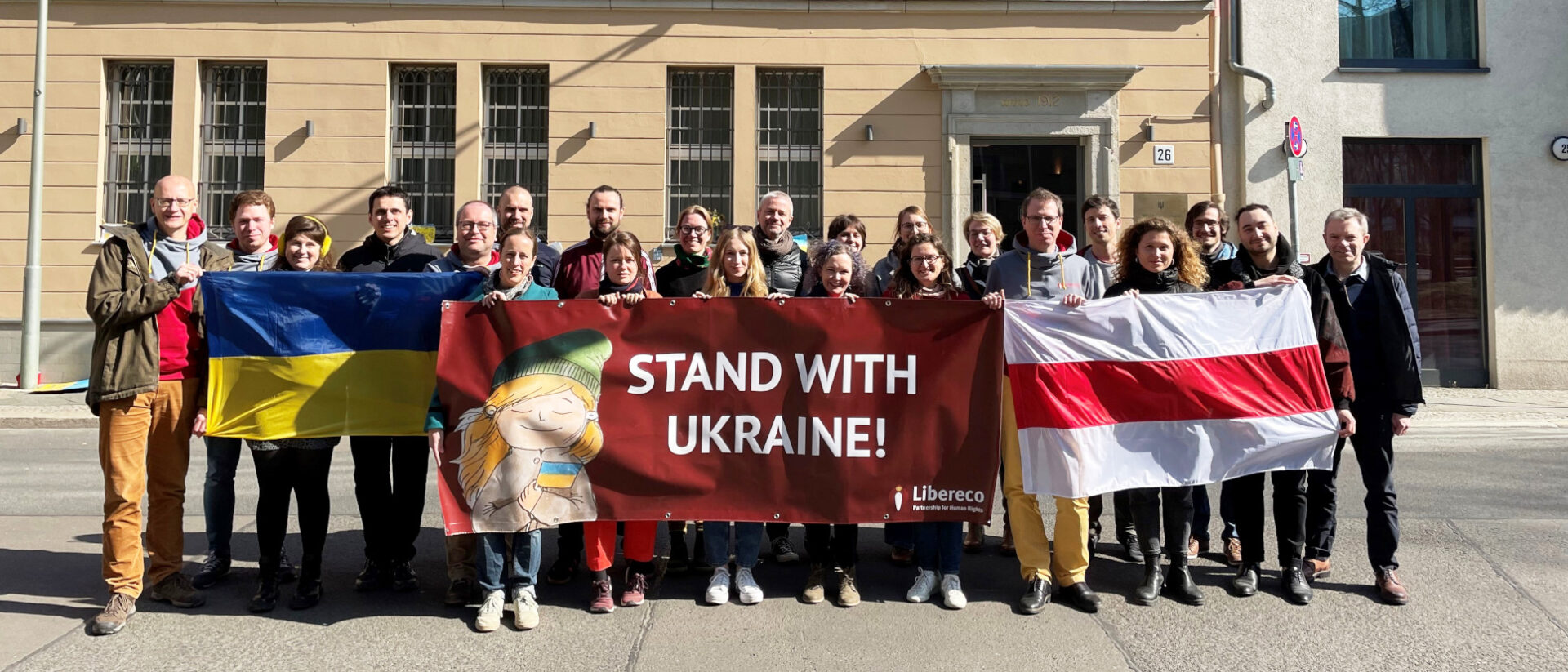 Die Menschenrechtsorganisation Libereco unterstützt die Ukraine und Belarus.