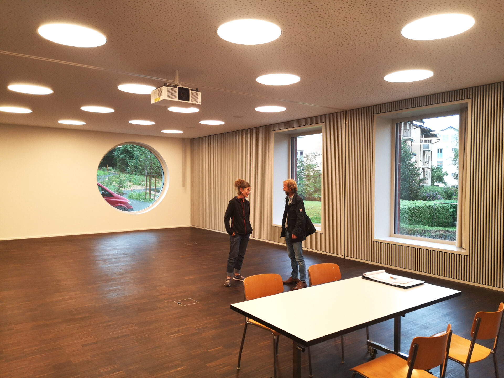 So sieht der neue "Wäsemli-Träff" aus: Der Saal kann zweigeteilt werden und fasst bis zu 200 Personen.