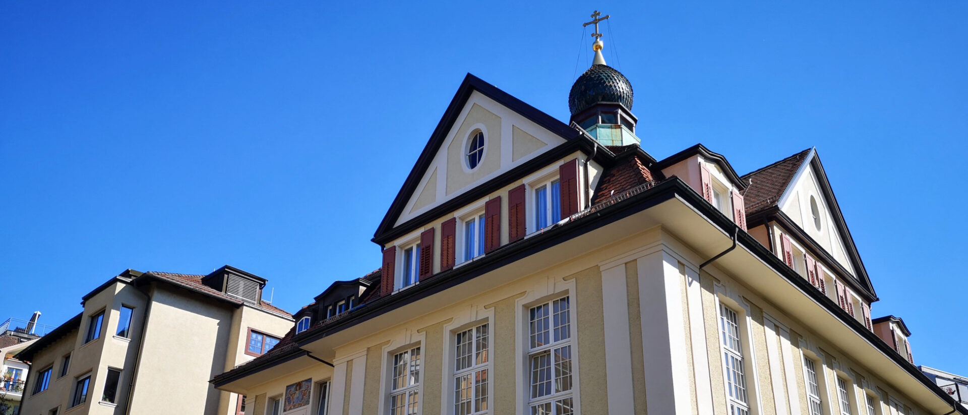 Die russisch-orthodoxe Auferstehungskirche in Zürich.