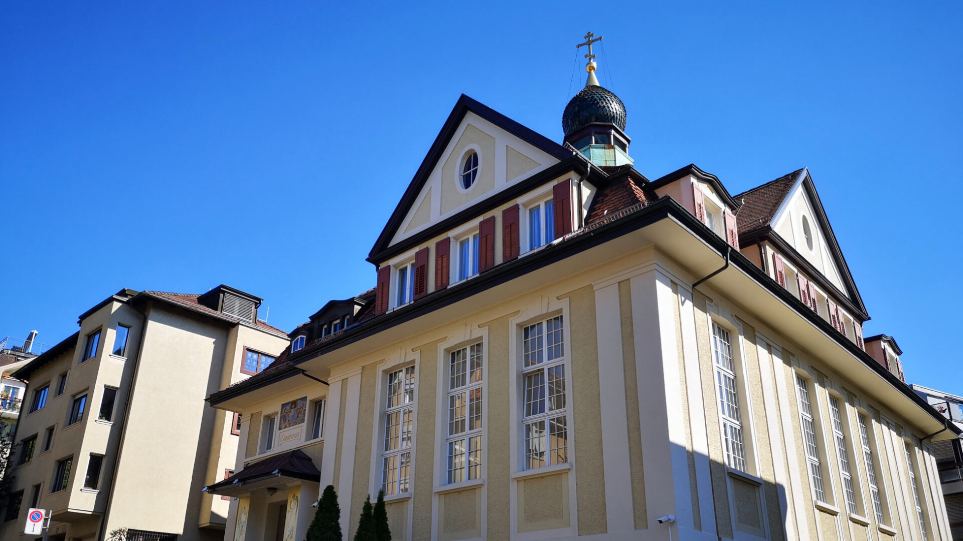 Die russisch-orthodoxe Auferstehungskirche in Zürich.