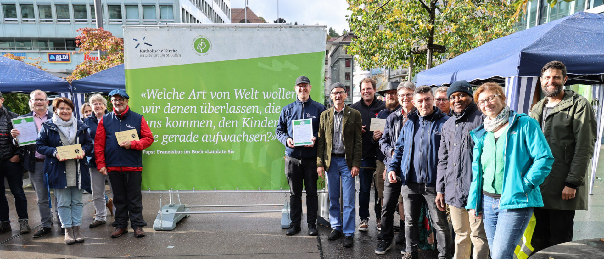 Zertifizierung Grüner Güggel beim Vadianplatz