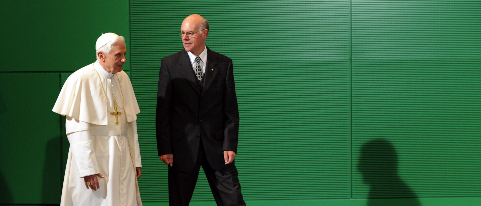 Benedikt XVI. und Norbert Lammert im Jahr 2011.