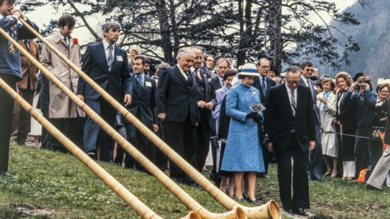 Elizabeth II. in der Schweiz | Keystone